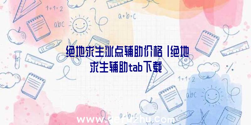 「绝地求生冰点辅助价格」|绝地求生辅助tab下载